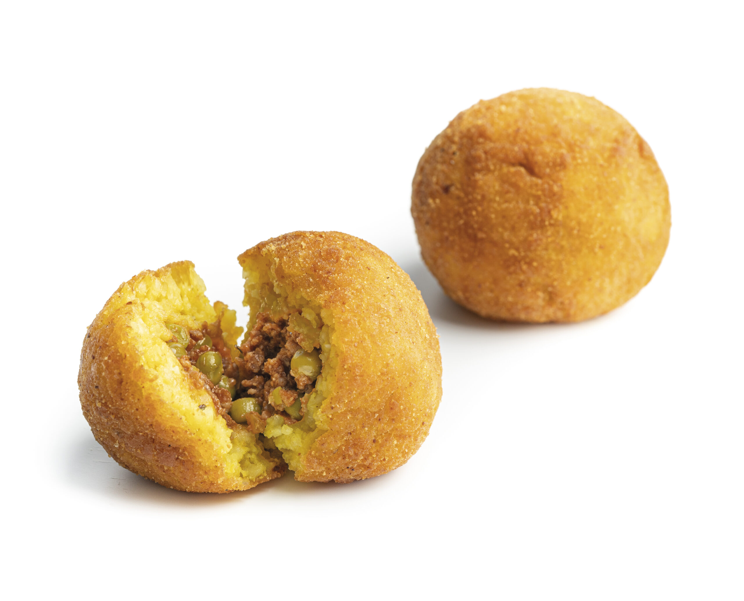 arancina ripiena di carne fritta