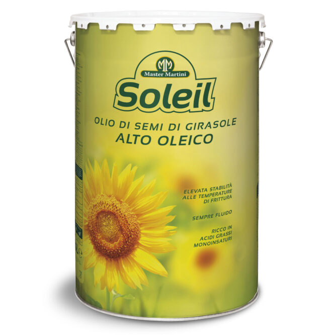secchiello di olio di semi di girasole alto oleico per professionisti