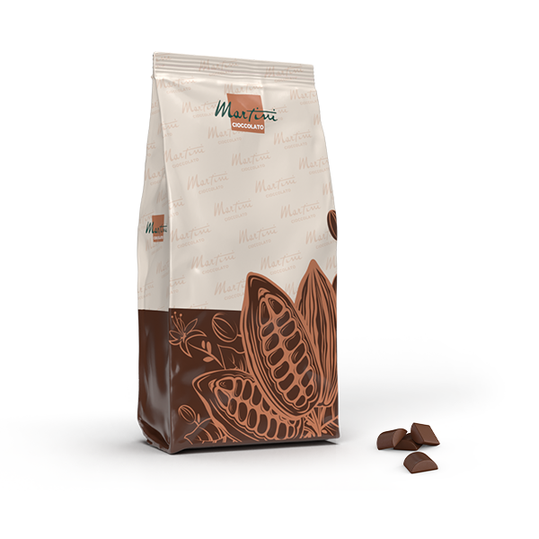 sacchetto cioccolato standard in chunks ariba latte per cioccolatieri professionisti