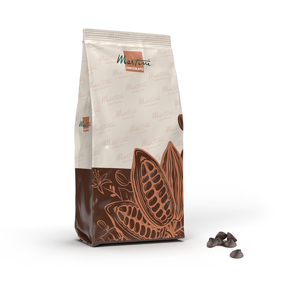 sacchetto cioccolato standard in gocce ariba fondente  per cioccolatieri professionisti