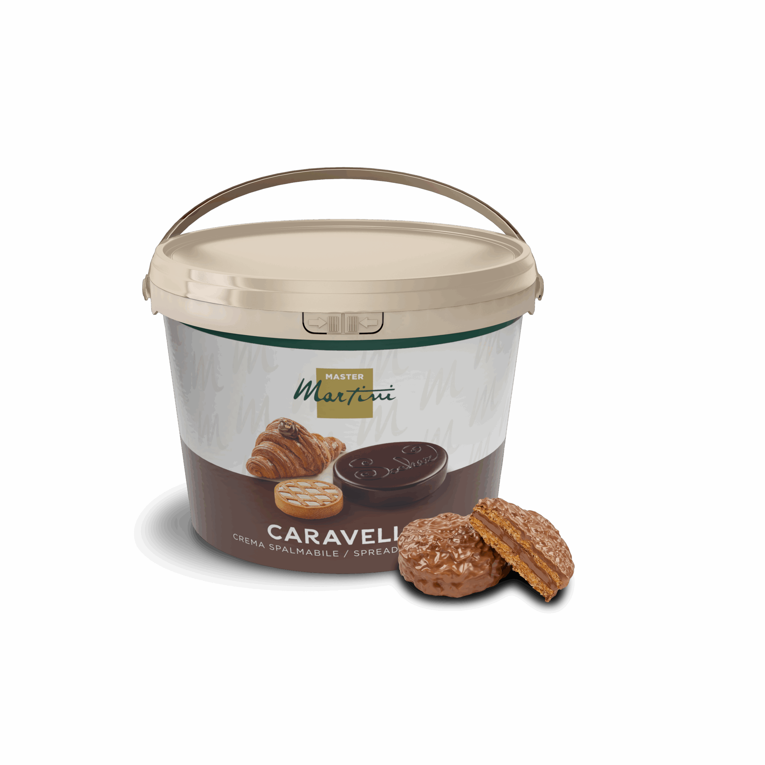 crema spalmabile al cioccolato al latte secchiello