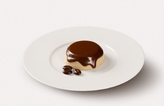 panna cotta con copertura al caffè ricetta per professionisti